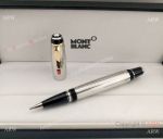 Montblanc Boheme Replica Rollerball Pen Silver stripped Gold Clip